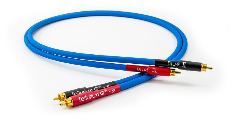 Blue II 1.0m Interconnect RCA Cables