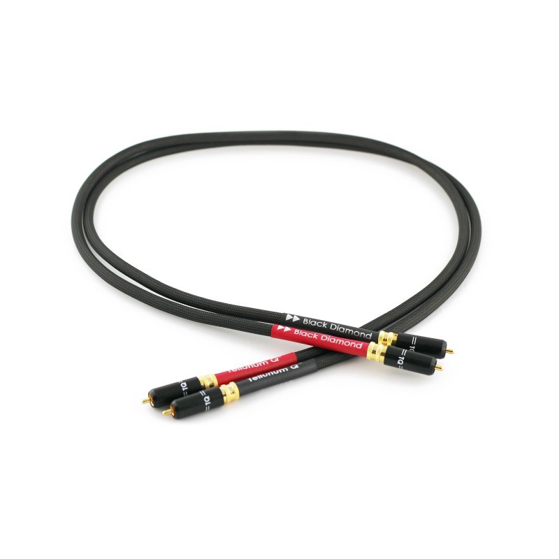 Black Diamond 1.0m Interconnect RCA Cables