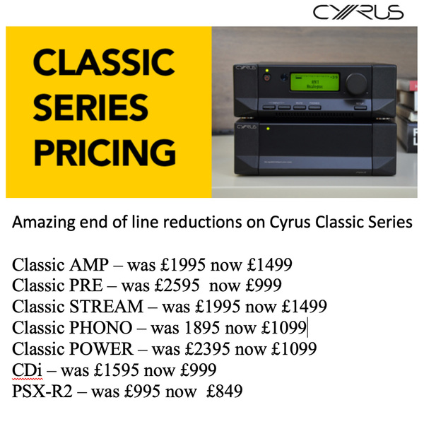 Cyrus End of line price reductions