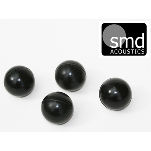 Sorbothane 40mm Isolation Spheres for Garrard 301 & Garrard 401 Plinths. 